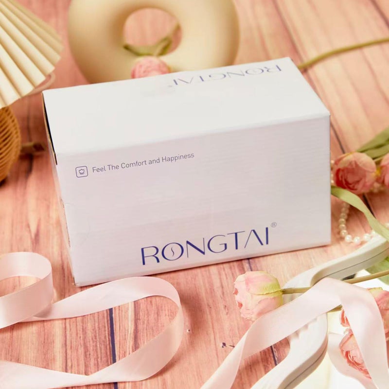 RONGTAI روب نسائي من رونغتاي فليس وردي مع غطاء رأس، ثوب نوم سميك مع جيوب، ملابس نوم فاخرة بحجم X-Large - Image 5